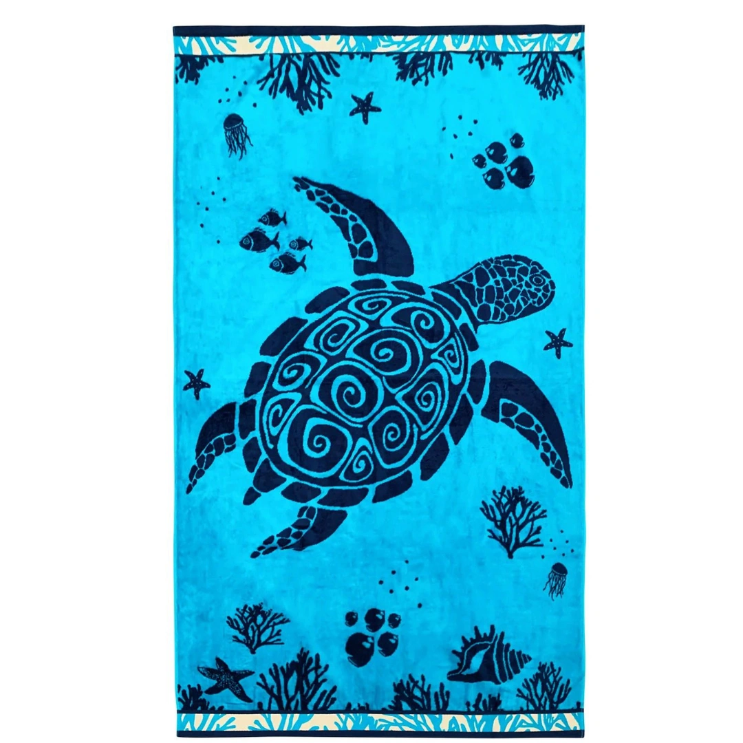 STRIPE POOL TOWEL 100% COTTON image 1